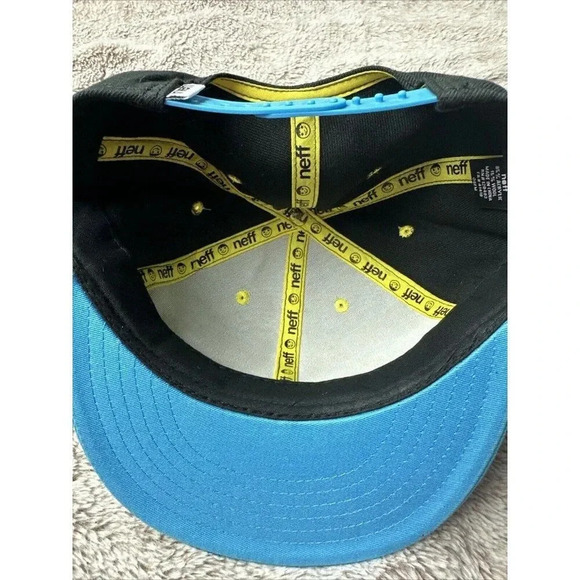 Neff Hat Cap Snapback Black Blue One Size Adjustable  Casual - Picture 5 of 14